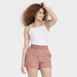 Women's Slim Fit Knit Tank Top - A New Day™ White XS