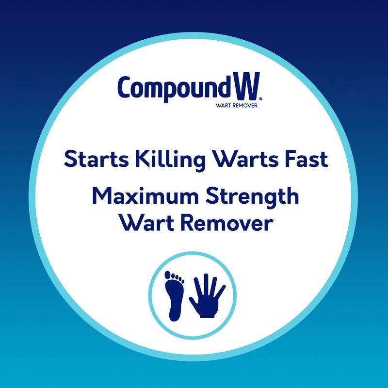 slide 8 of 8, Compound W Maximum Strength One Step Plantar Wart Remover Foot Pads - 14 ct, 14 ct