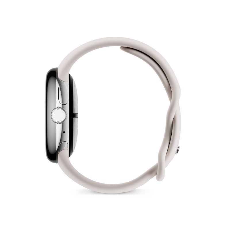 slide 3 of 11, Google Pixel Watch 2 LTE - Polished Silver Aluminum Case / Porcelain Active Band, 1 ct