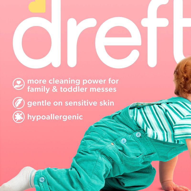 slide 4 of 10, Dreft Original Stage 2: Active Baby HE Liquid Laundry Detergent 80 Loads - 105 fl oz, 105 fl oz