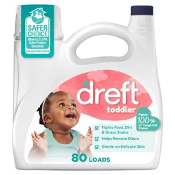 Dreft Original Stage 2: Active Baby HE Liquid Laundry Detergent 80 Loads - 105 fl oz