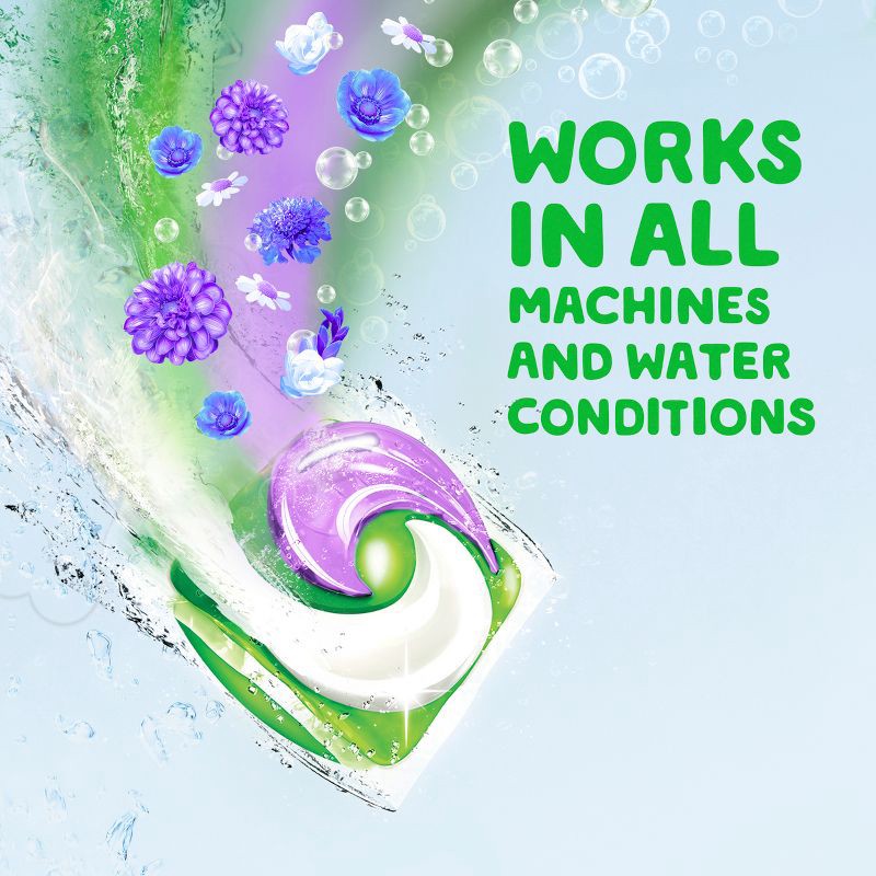 slide 7 of 11, Gain Super Flings! Dewdrop Dream HE Deep Cleaning Concentrated Laundry Detergent Pods 45 Pacs - 63oz, 45 ct