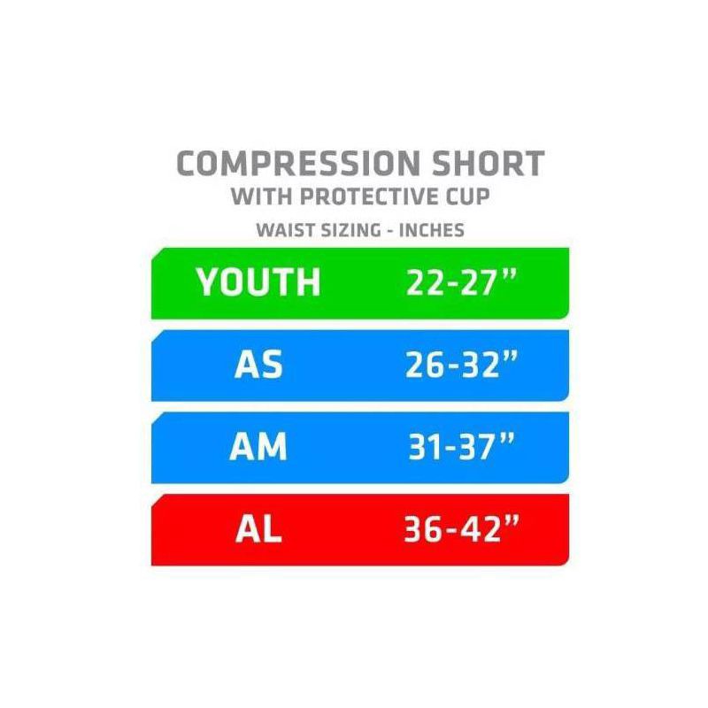 slide 4 of 4, Shock Doctor Compression Shorts with Cup Adult - Black M, 1 ct