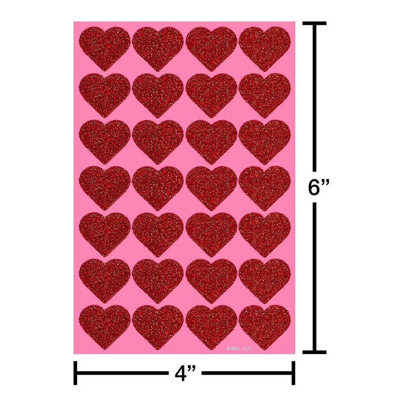 slide 3 of 6, American Greetings 688ct 20 Sheets Valentine's Day Stickers Bulk Variety Pack Dessert Hearts Pins Cats and Dogs, 688 ct, 20 sheets
