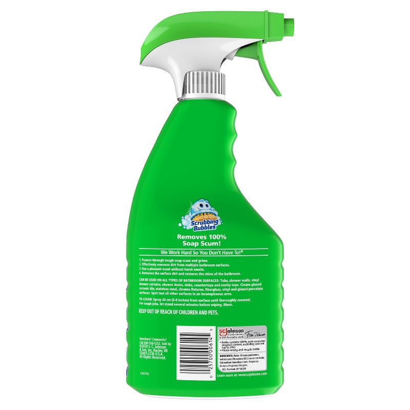 slide 3 of 11, Scrubbing Bubbles Bathroom Cleaner Spray Grime Fighter - Berry Burst - 32 fl oz​, 32 fl oz