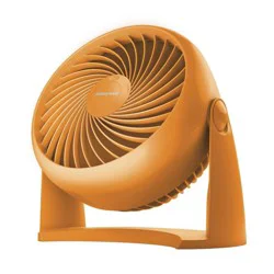 Honeywell TurboForce Table Air Circulator Fan Orange HT900: Quiet Desk Fan, Adjustable Tilt, Wall Mountable, 3 Speeds
