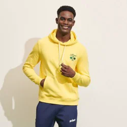 Prince Sports Prince Pickleball Men's Fleece Hooded Pullover Sweatshirt - Yellow S