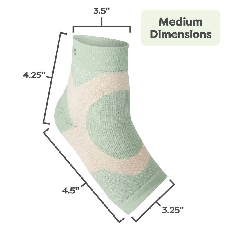 slide 7 of 7, ZenToes Plantar Fasciitis Compression Socks - 1 Pair, 1 ct