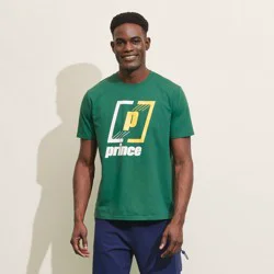 Prince Sports Prince Pickleball Men's Short Sleeve Graphic T-Shirt - Green M