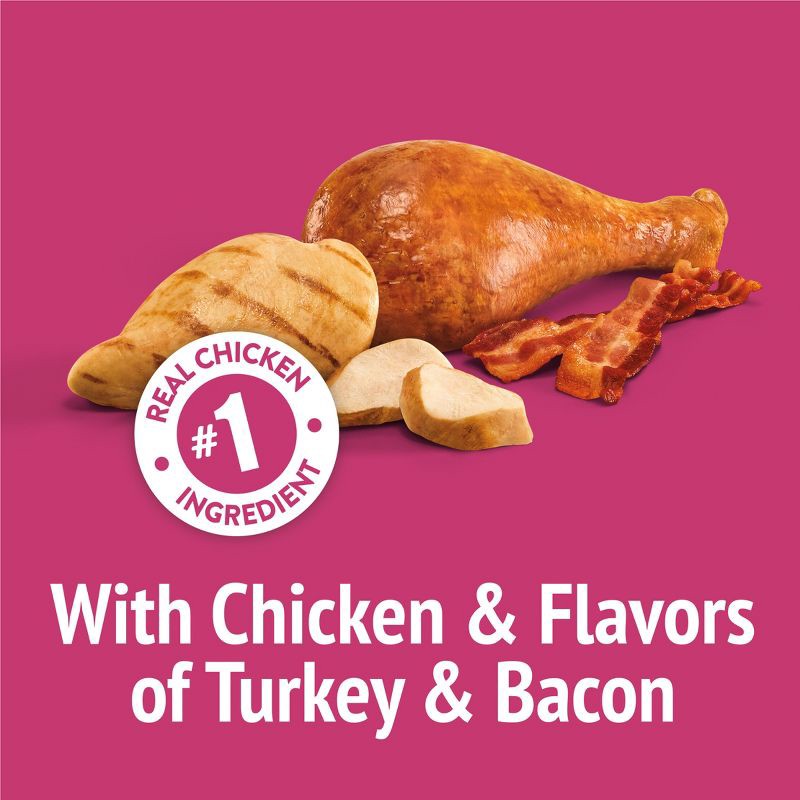 slide 4 of 11, Friskies All Ages Crunchy Cat Treats with Chicken & Bacon Flavor - 6oz, 6 oz