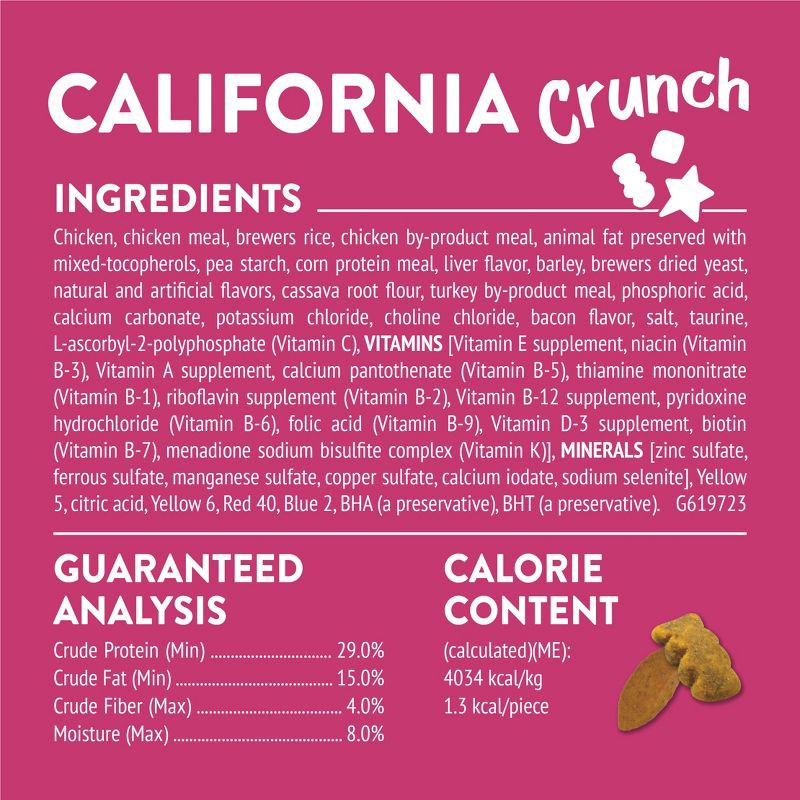 slide 6 of 11, Friskies All Ages Crunchy Cat Treats with Chicken & Bacon Flavor - 6oz, 6 oz