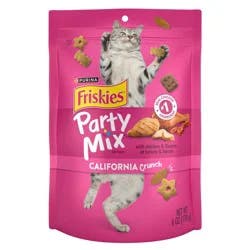 Friskies All Ages Crunchy Cat Treats with Chicken & Bacon Flavor - 6oz