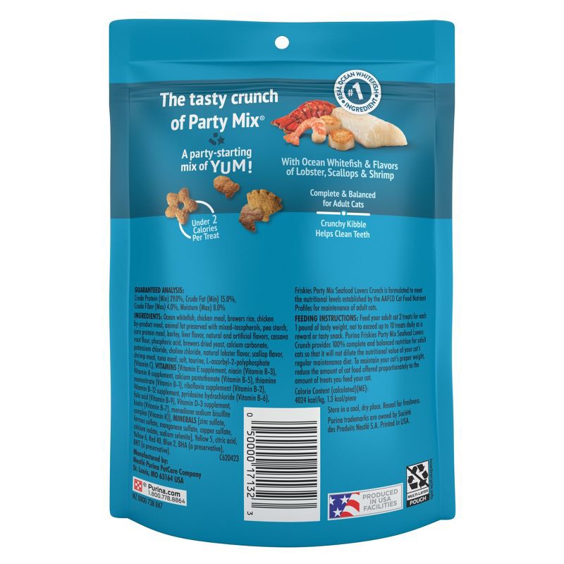 slide 2 of 11, Friskies All Ages Seafood Flavor Crunchy Cat Treats - 6oz, 6 oz