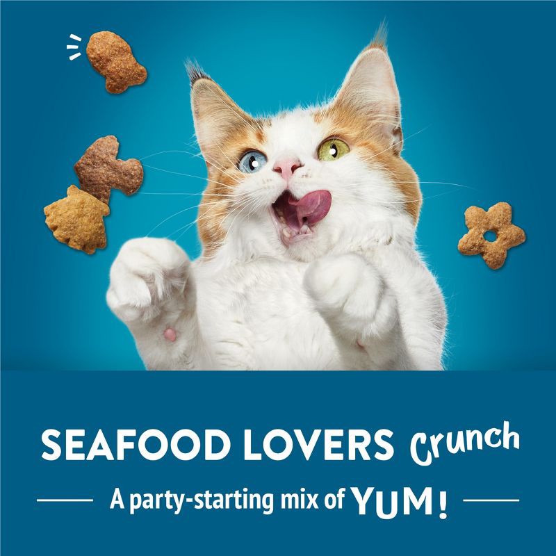 slide 3 of 11, Friskies All Ages Seafood Flavor Crunchy Cat Treats - 6oz, 6 oz