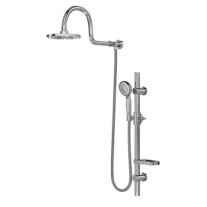 slide 1 of 4, PULSE ShowerSpas Pulse AquaRain Shower System - Chrome, 1 ct