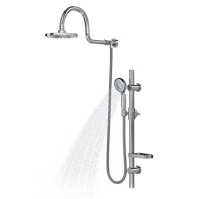 slide 3 of 4, PULSE ShowerSpas Pulse AquaRain Shower System - Chrome, 1 ct