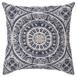 Haven + Key Suzani Decorative Throw Pillow - Blue