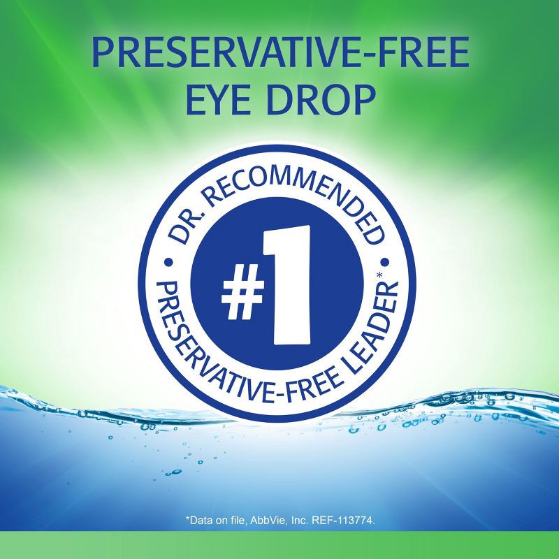 slide 3 of 13, Refresh Tears PF Preservative-Free Artificial Tears Lubricant Eye Drops - 0.33 fl oz (10 mL), 0.33 fl oz, 10 ml