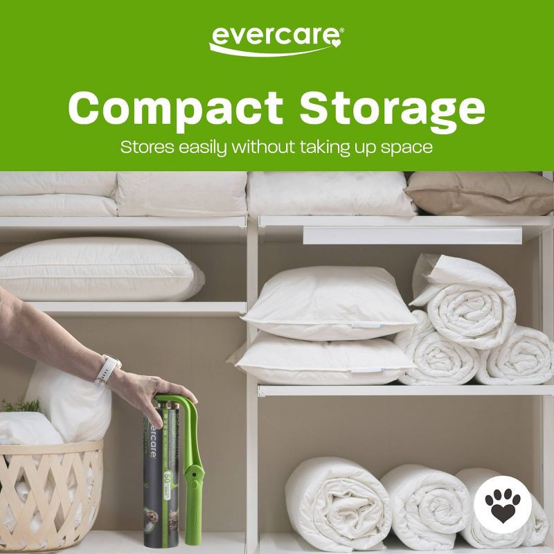 slide 5 of 11, Evercare Easy Store Handheld Mega Lint Roller - 50ct, 50 ct