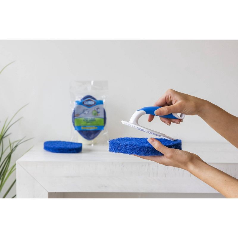 slide 7 of 7, Clorox Tub & Tile Scrubber Refill - 2pk, 2 ct