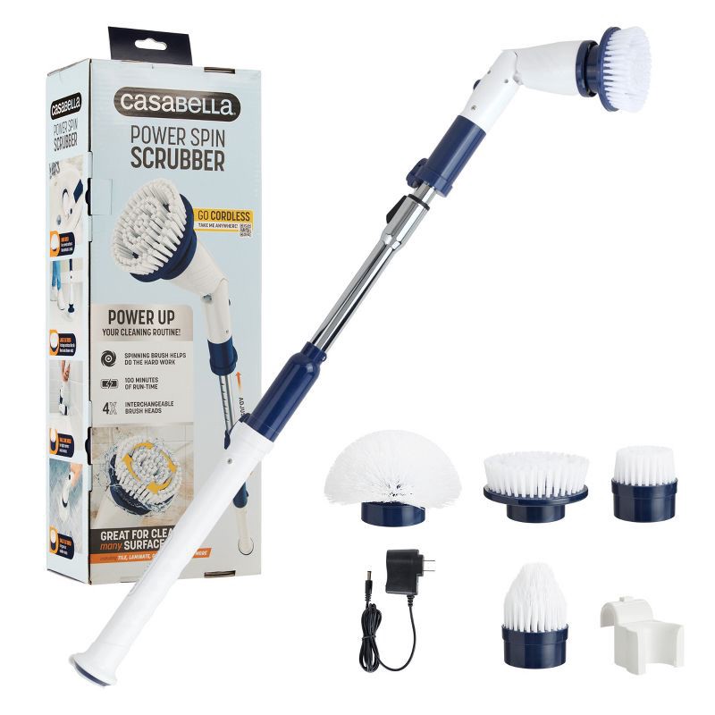 slide 2 of 11, Casabella Power Spin Scrubber, 1 ct