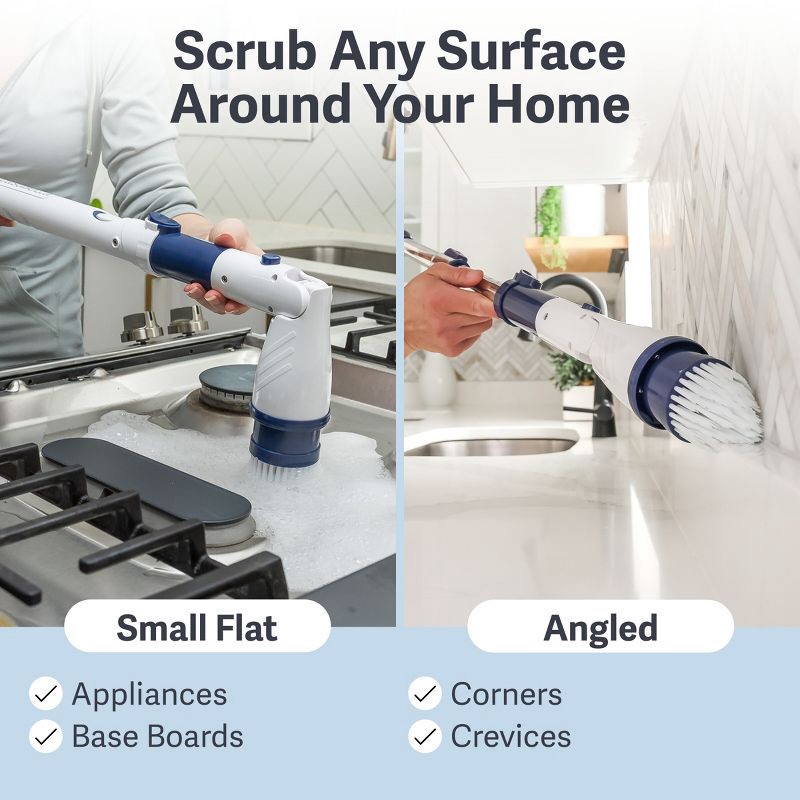 slide 4 of 11, Casabella Power Spin Scrubber, 1 ct