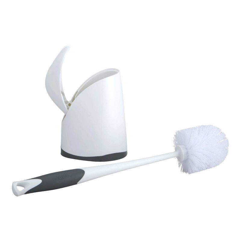 slide 4 of 5, Clorox Hideaway Bowl Brush and Caddy, 1 ct