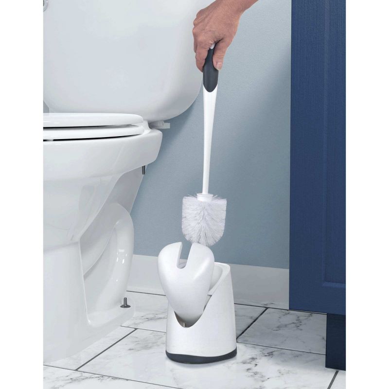 slide 5 of 5, Clorox Hideaway Bowl Brush and Caddy, 1 ct
