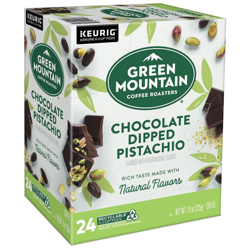 slide 6 of 8, Green Mountain Chocolate Dipped Pistachio Light Roast Coffee Pods - 24ct, 7.9 oz, 24 ct