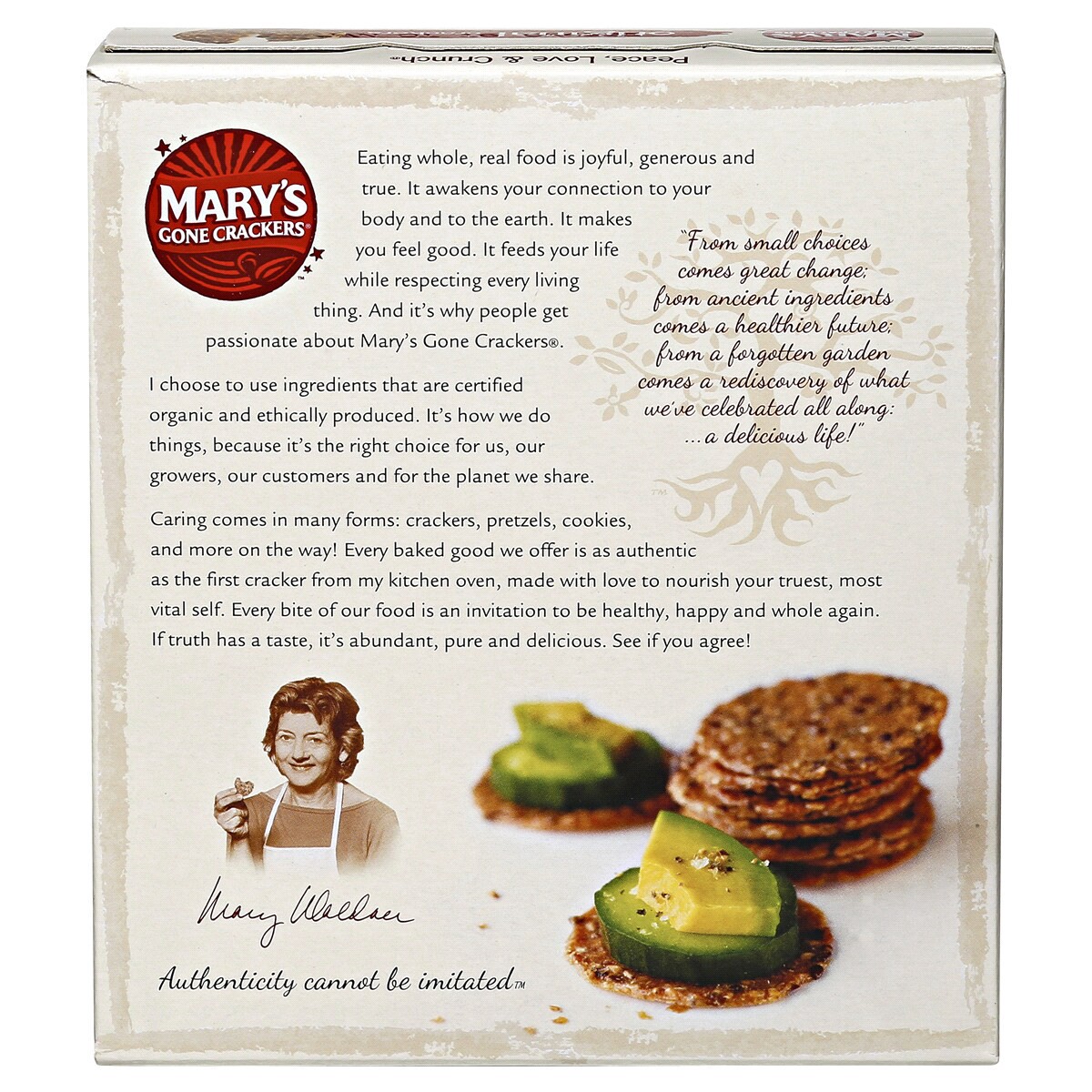 slide 4 of 6, Mary's Gone Crackers Organic Original Crackers 6.5 oz, 6.5 oz