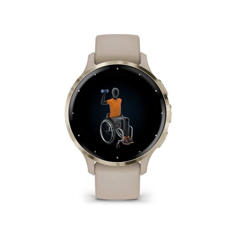 slide 7 of 7, Garmin Venu 3S Smartwatch French Gray and Soft Gold, 1 ct