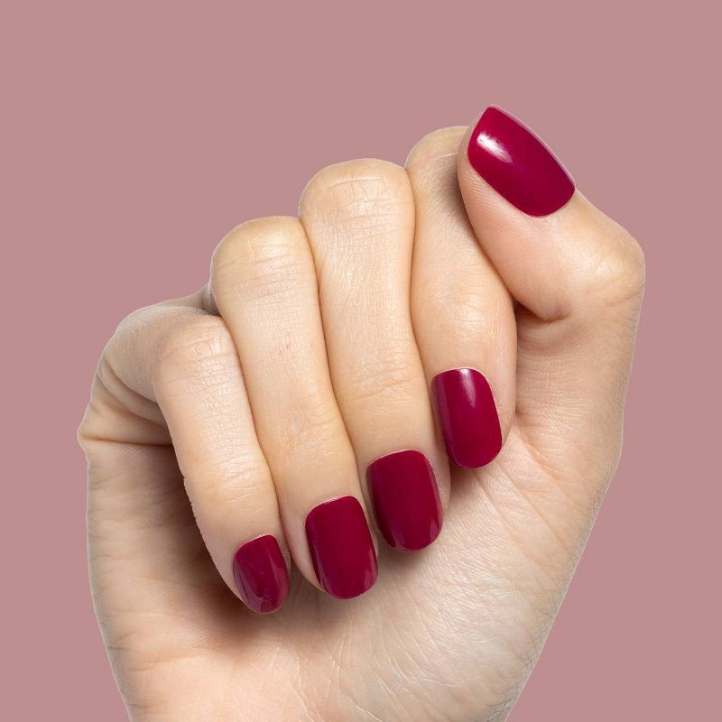 slide 2 of 6, Olive & June Press On Nail Tabs - XS Squoval - Mulberry - 32ct, 32 ct