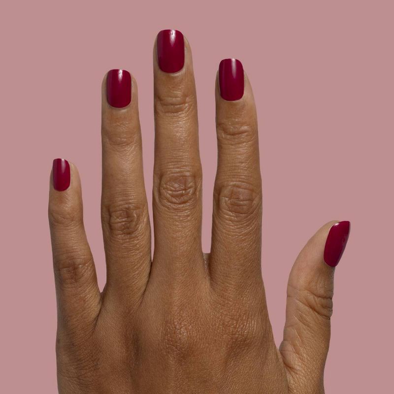 slide 5 of 6, Olive & June Press On Nail Tabs - XS Squoval - Mulberry - 32ct, 32 ct