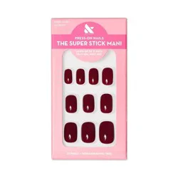 Olive & June Press On Nail Tabs - XS Squoval - Mulberry - 32ct