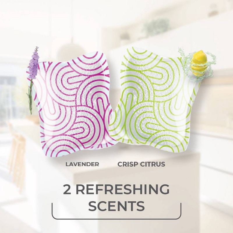 slide 5 of 8, O-Cedar EasyWring Spin Mop System - Citrus/Lavender - 20ct, 20 ct