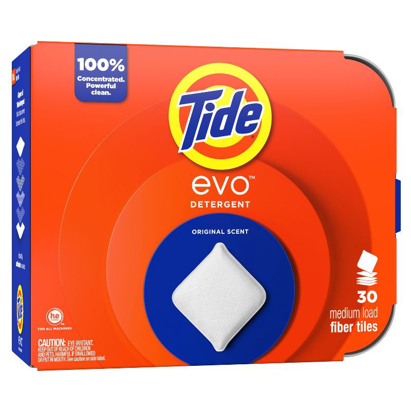 slide 2 of 9, Tide Evo Original Laundry Detergent Tiles - 30ct, 30 ct