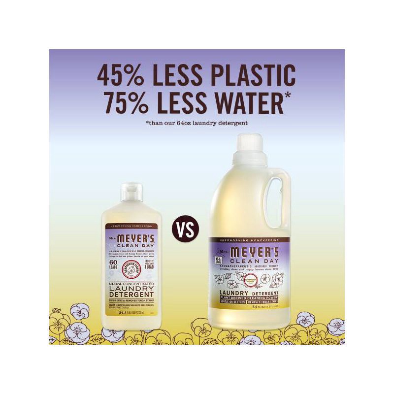 slide 7 of 7, Mrs. Meyer's Clean Day Compassion Flower Ultra Concentrated Laundry Detergent - 24.3 fl oz, 24.3 fl oz