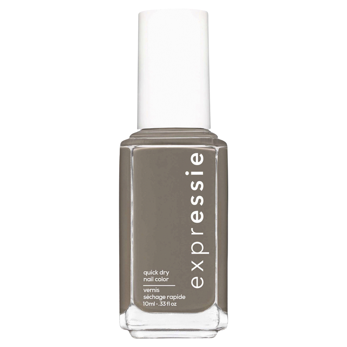 slide 1 of 1, essie Expressie Quick-Dry No Time For Local Nail Polish - Gray, 0.33 oz
