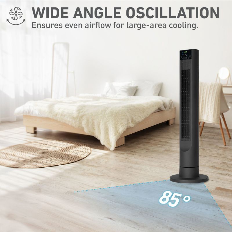 slide 6 of 12, Holmes 40' Breeze Max Tower Oscillating Fan with Clean Breeze, 1 ct
