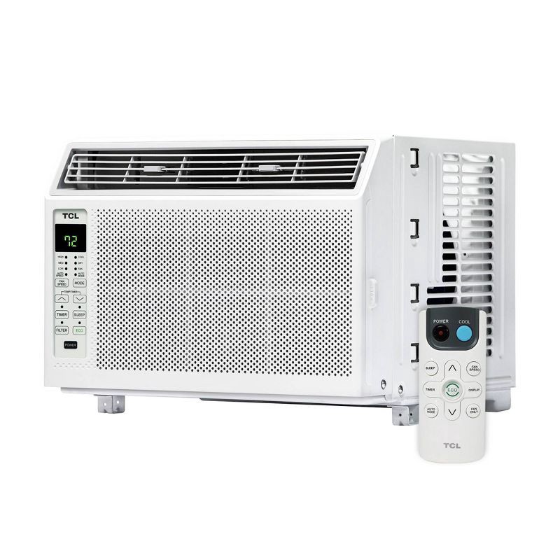 slide 1 of 8, TCL 6000 BTU Window Air Conditioner Fan and Dehumidifier 250sqft Remote Control (H6W23W): 3 Speeds, 115V, 142 CFM, 1 ct