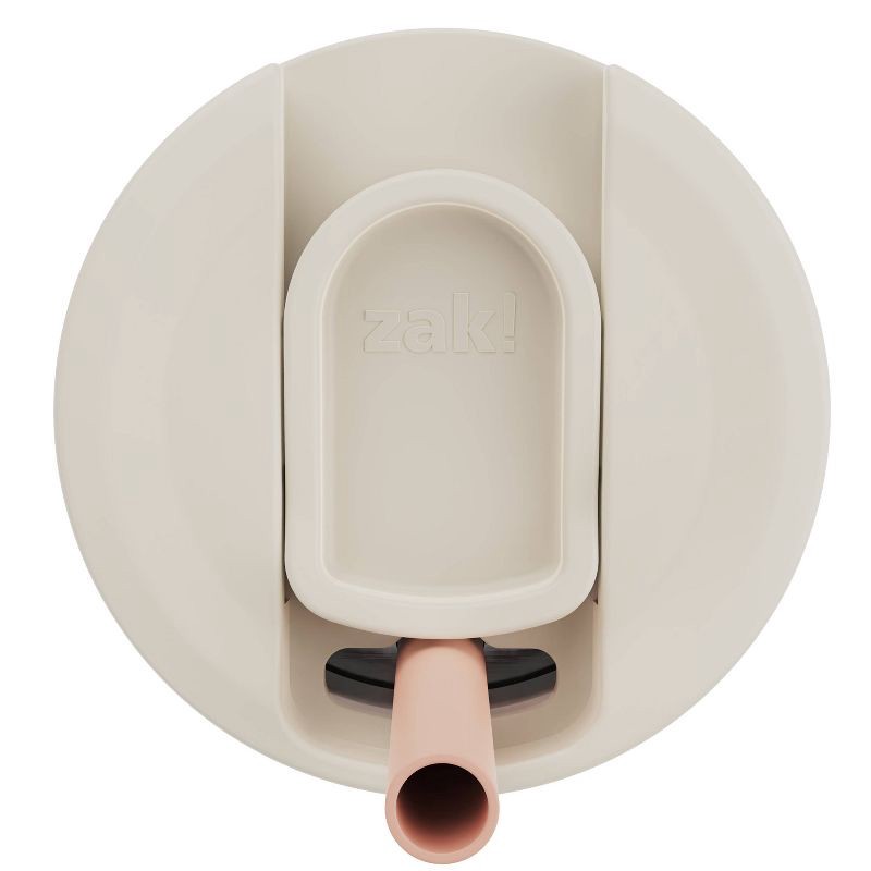 slide 3 of 6, Zak Designs 20 fl oz Stainless Steel Peach Ombre Straw Tumbler Orange: Dishwasher-Safe Portable Drinkware for Cold Beverages, 20 fl oz