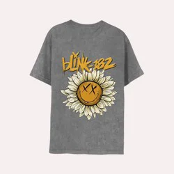 Merch Traffic Men's Blink-182 Short Sleeve Graphic T-Shirt - Charcoal Gray L