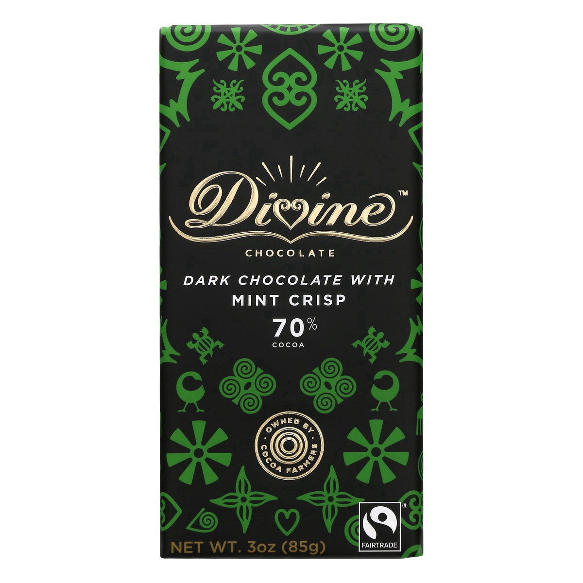 slide 13 of 14, Divine Smooth Chocolate with Mint Crisp 3 oz, 3 oz