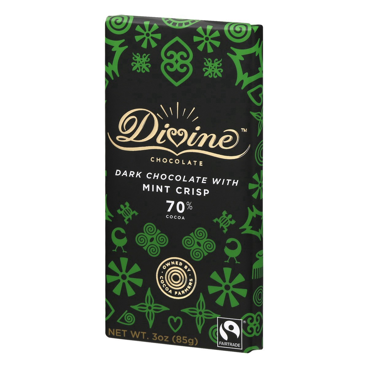 slide 12 of 14, Divine Smooth Chocolate with Mint Crisp 3 oz, 3 oz