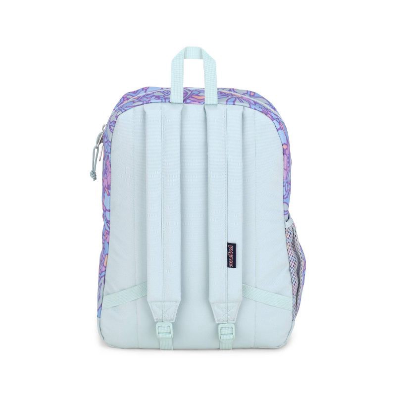 slide 3 of 8, JanSport Cross Town Plus 17" Backpack - Fluid Floral: School Bookbag, 1 ct