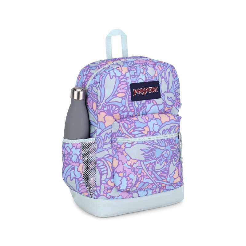 slide 7 of 8, JanSport Cross Town Plus 17" Backpack - Fluid Floral: School Bookbag, 1 ct