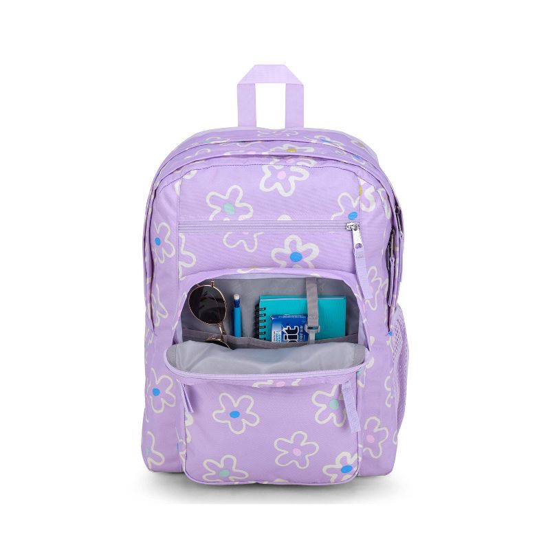 slide 4 of 8, JanSport Big Student 17.5" Backpack - Fresh Floral Lilac, 1 ct