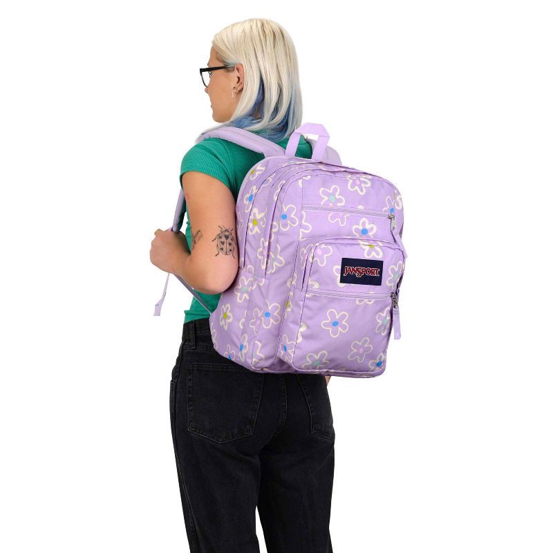 slide 5 of 8, JanSport Big Student 17.5" Backpack - Fresh Floral Lilac, 1 ct