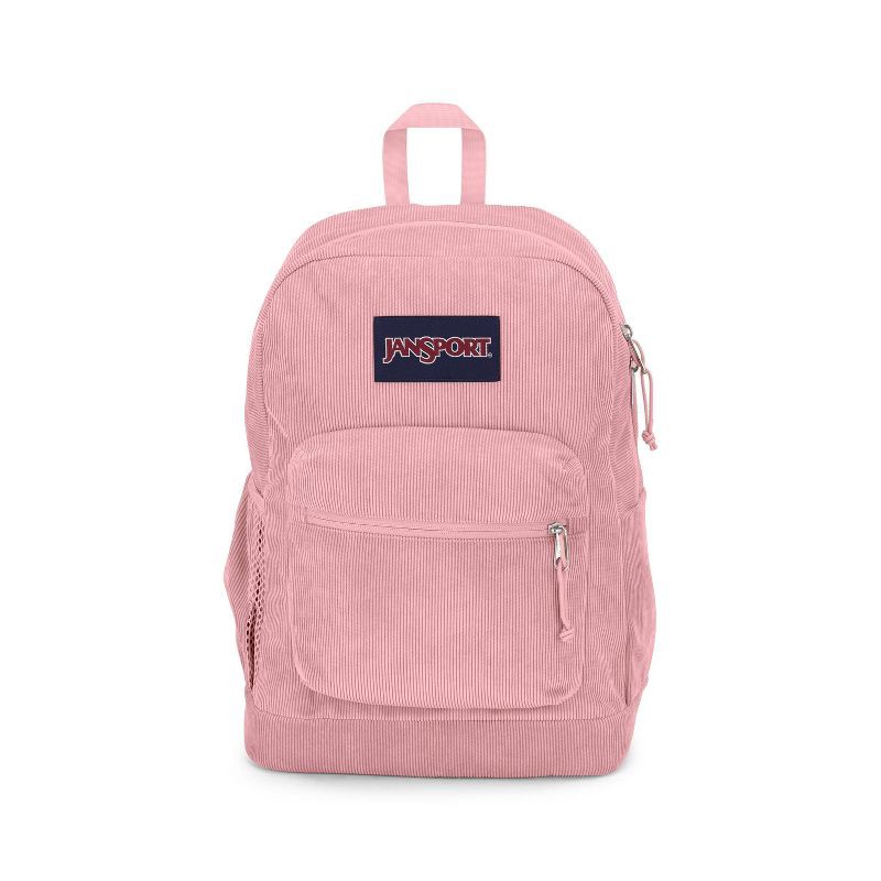 slide 1 of 8, JanSport Cross Town Plus Remix 17" Backpack - Misty Rose: School & Laptop Bag, 1 ct