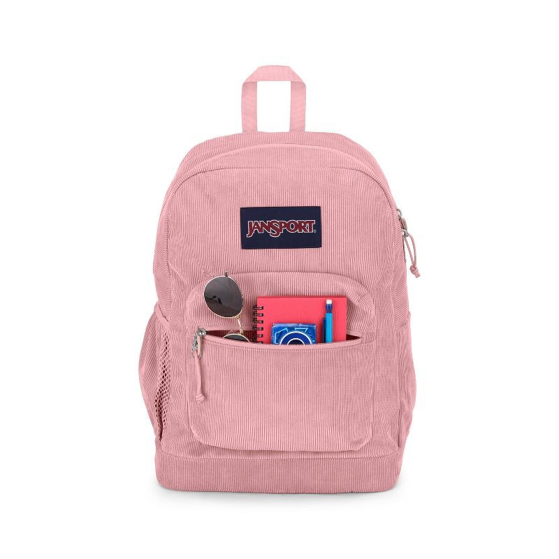 slide 4 of 8, JanSport Cross Town Plus Remix 17" Backpack - Misty Rose: School & Laptop Bag, 1 ct